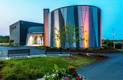 ORONO Versant Power Astronomy Center and Jordan Planetarium Exterior